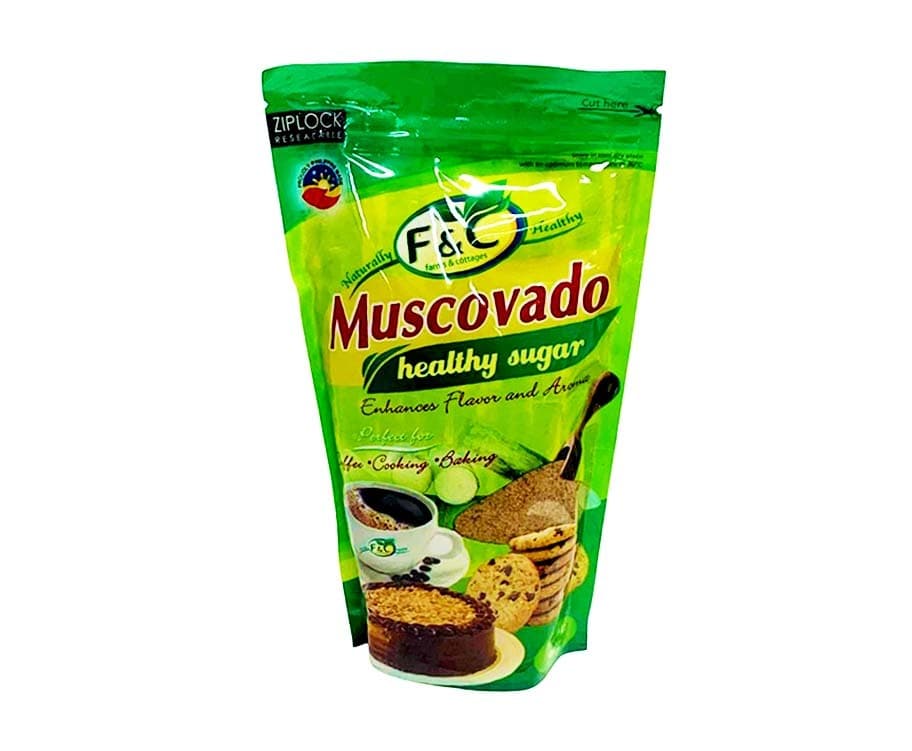 F&C Muscovado Naturally Healthy Sugar Ziplock Resealable 500g