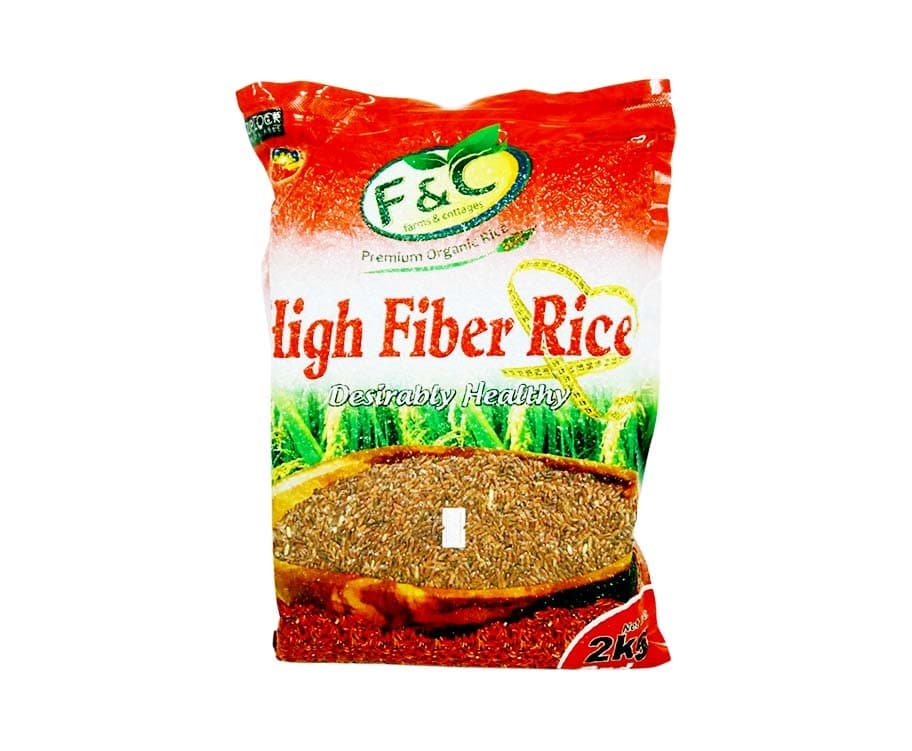 F&C Premium Organic High Fiber Rice Red 2kg