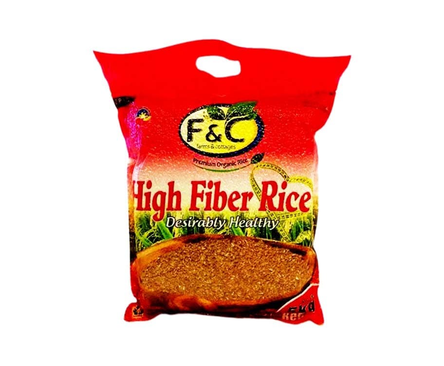 F&C Premium Organic High Fiber Rice Red 5kg