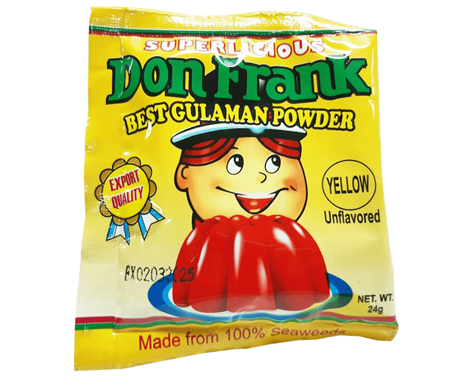 Superlicious Don Frank Best Gulaman Powder Yellow Unflavored 24g