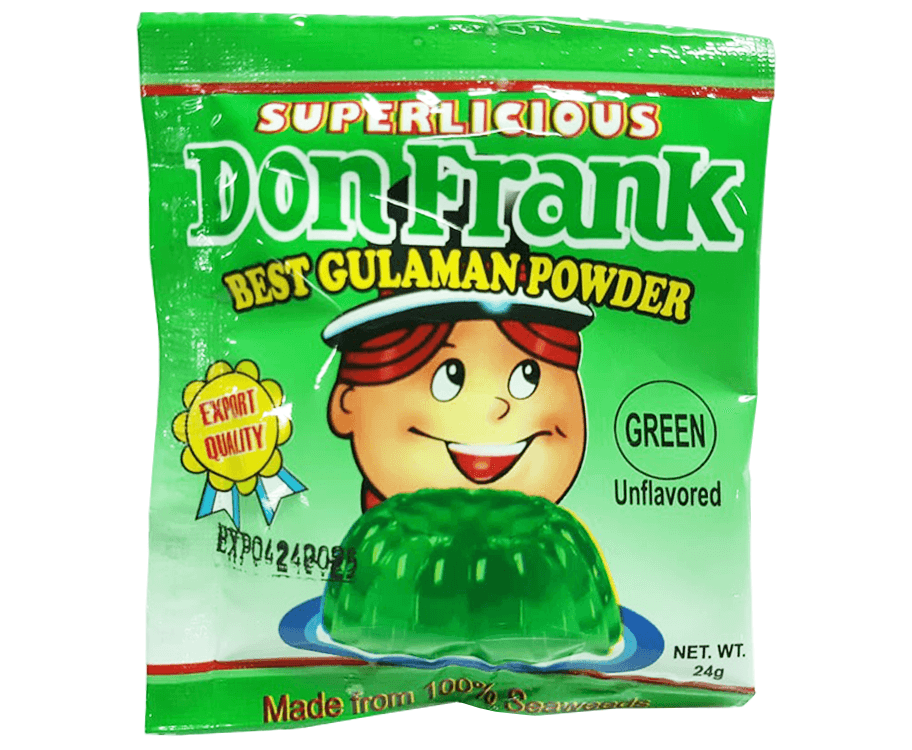 Superlicious Don Frank Best Gulaman Powder Green Unflavored 24g
