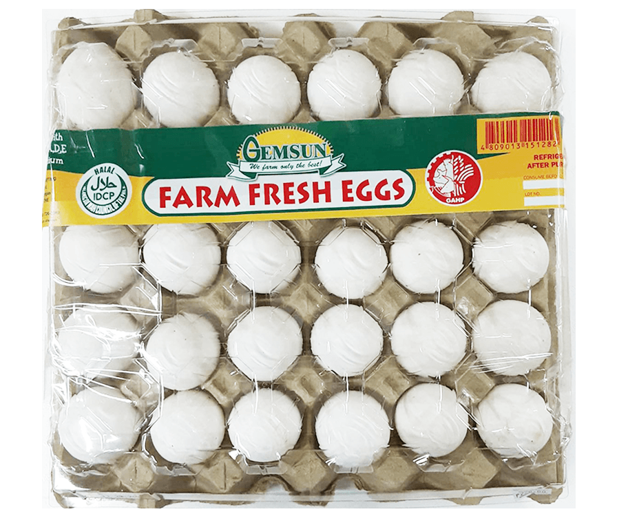 Gemsun Farm Fresh Eggs Medium 30 Pieces