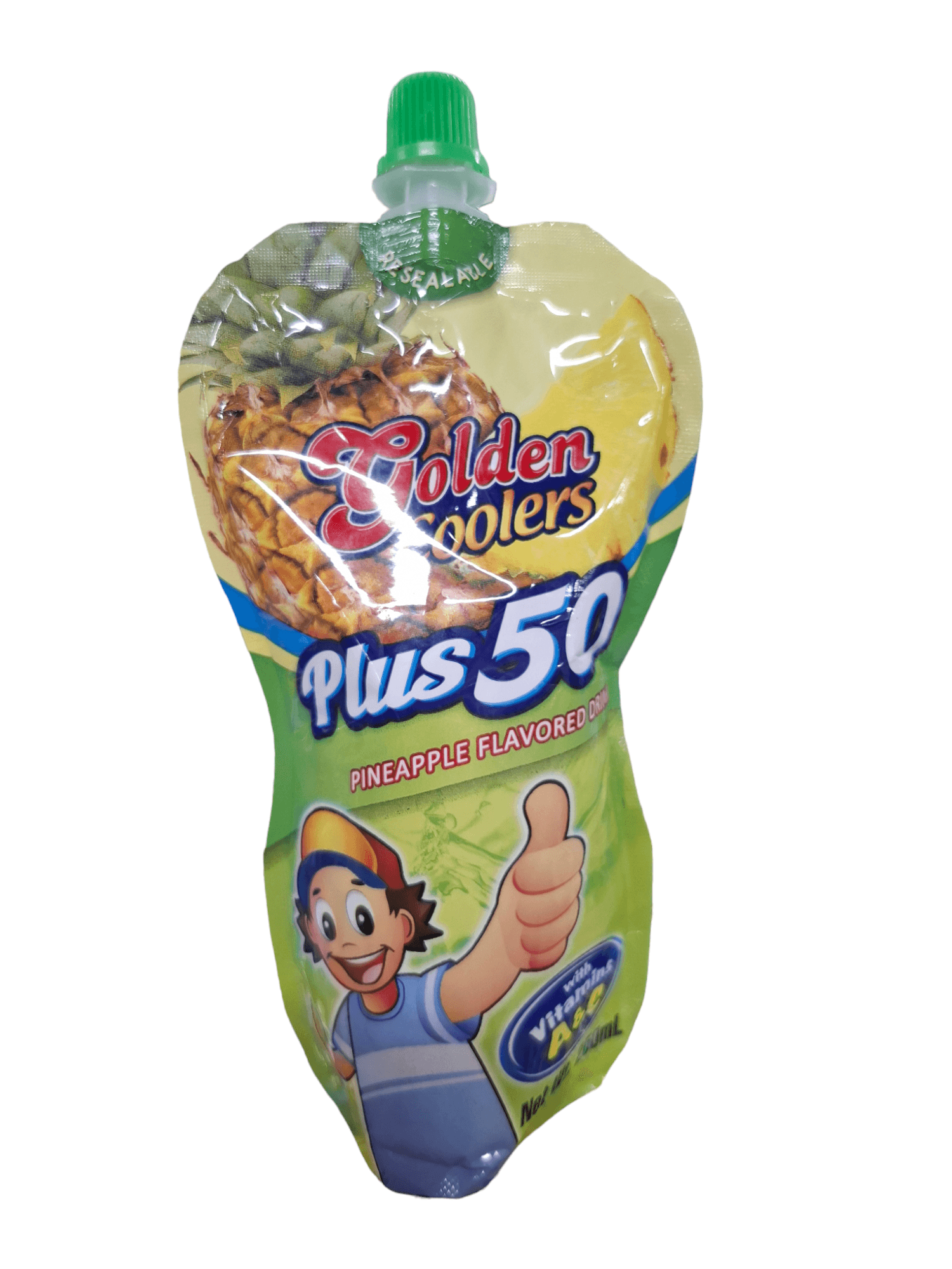 Golden Coolers Plus 50 Pineapple Flavored Drink 250mL