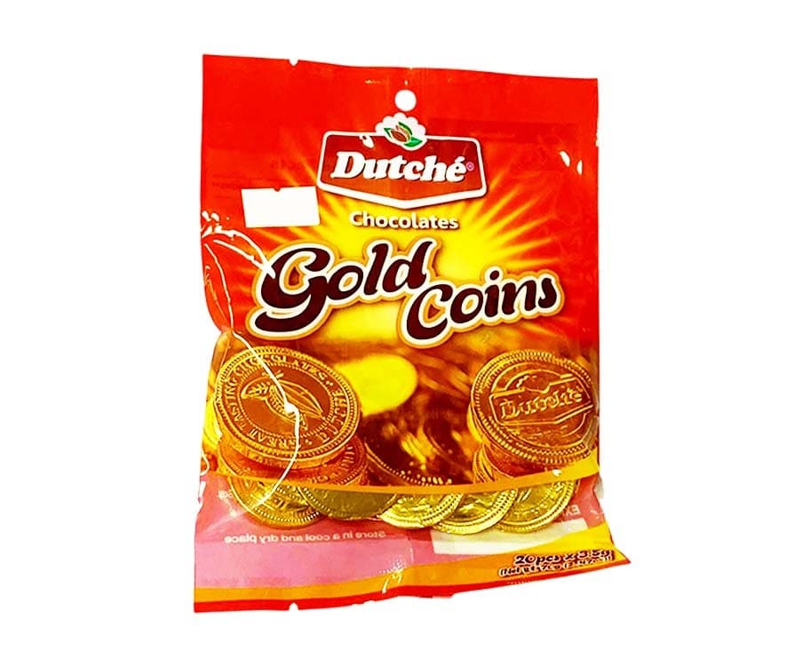 Dutché Chocolates Gold Coins (20 Packs x 3.5g) 70g