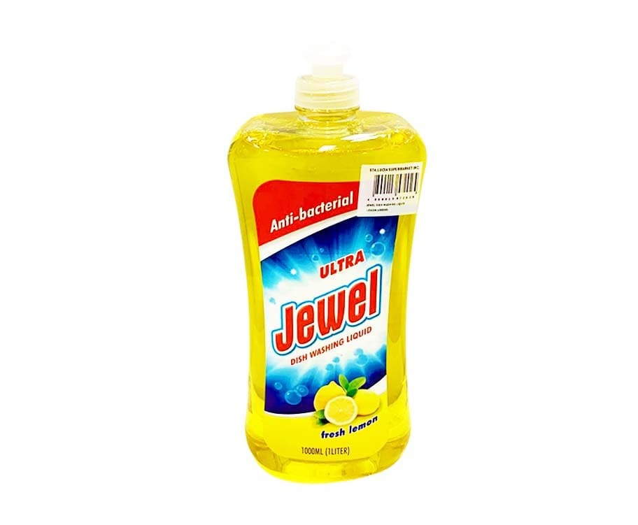 Jewel Anti-Bacterial Ultra Dishwashing Liquid Fresh Lemon 1000mL (1L)