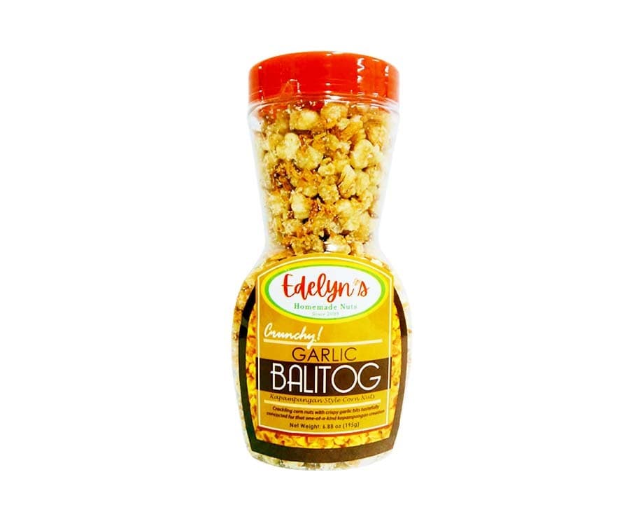 Edelyn's Homemade Nuts Crunchy! Garlic Balitog Kapampangan Style Corn Nuts 195g