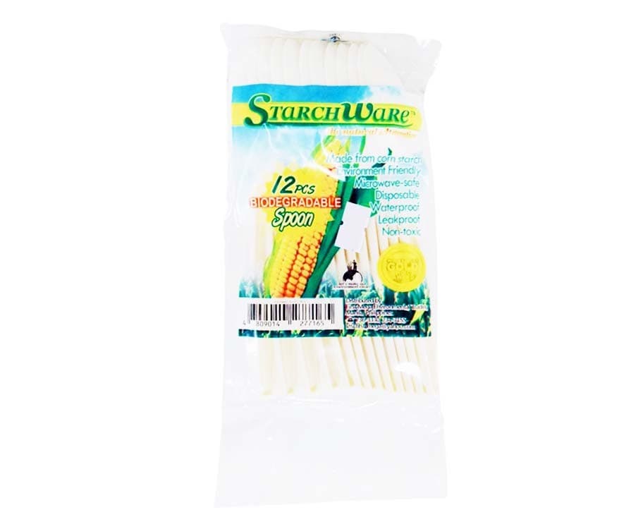 StarchWare Biodegradable Spoon 12 Pieces
