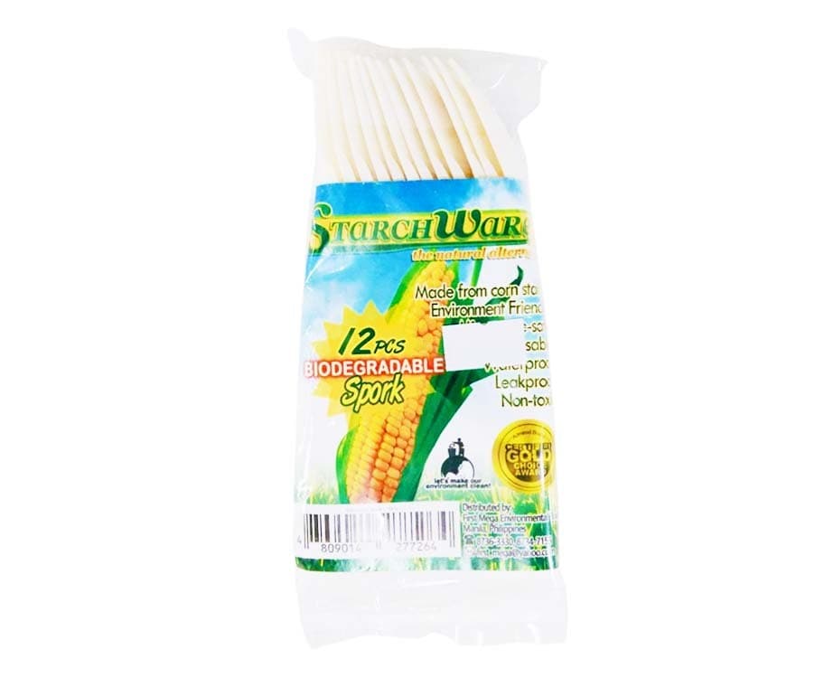 StarchWare Biodegradable Spork 12 Pieces