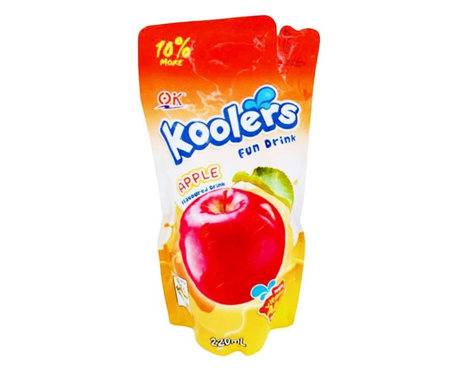 O.K. Koolers Fun Drink Apple Flavoured Drink 220mL
