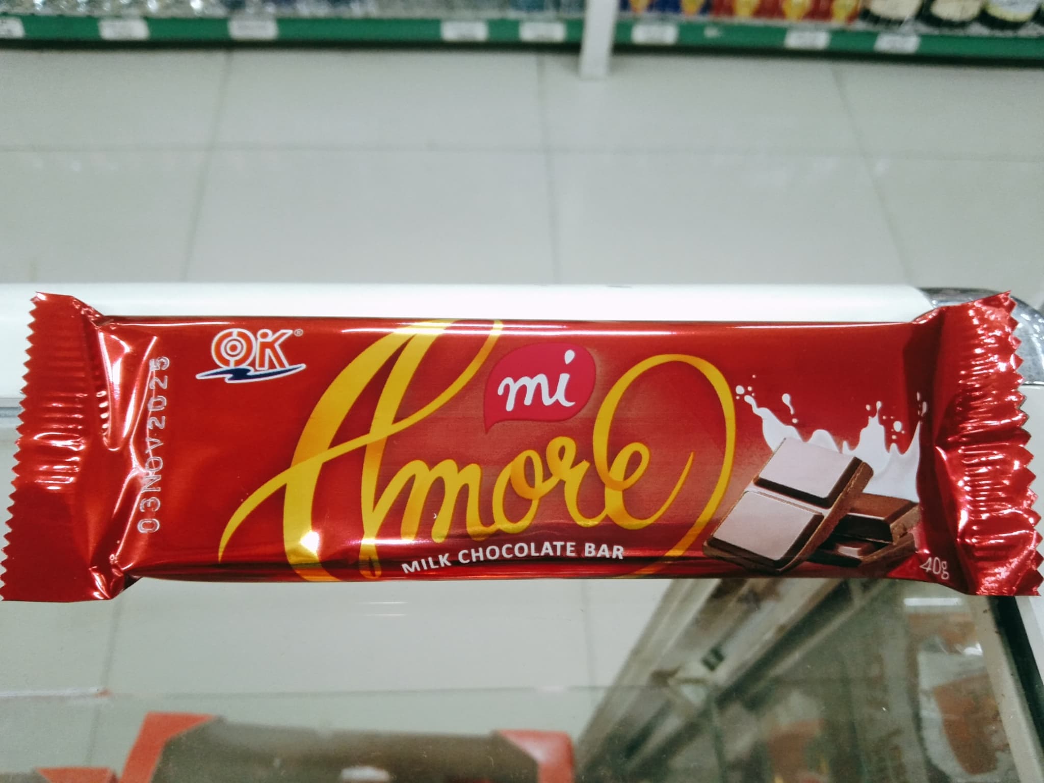 OK Mi Amore Milk Chocolate Bar 40g