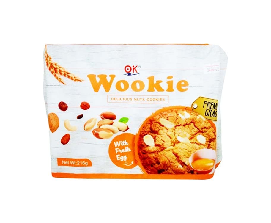 Wookie Delicious Nuts Cookies Premium Grade 216g