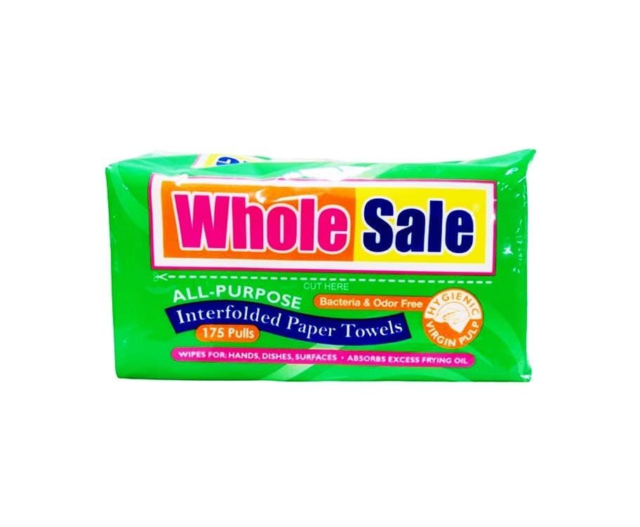 WholeSale All-Purpose Interfolded Paper Towels 175pulls