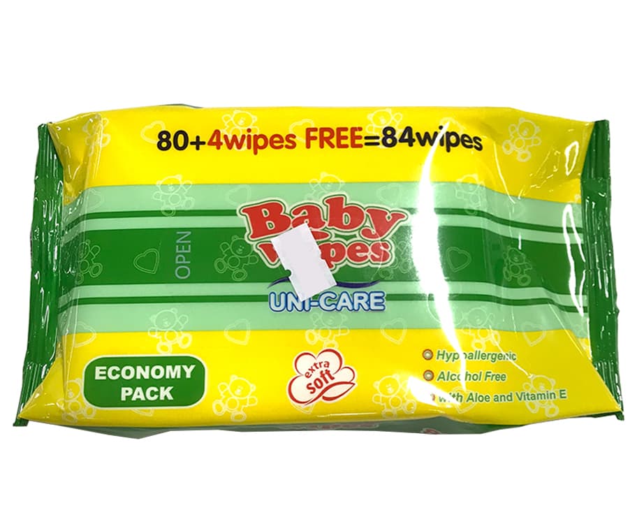 Baby Wipes Uni-Care Economy Pack 84 Wipes