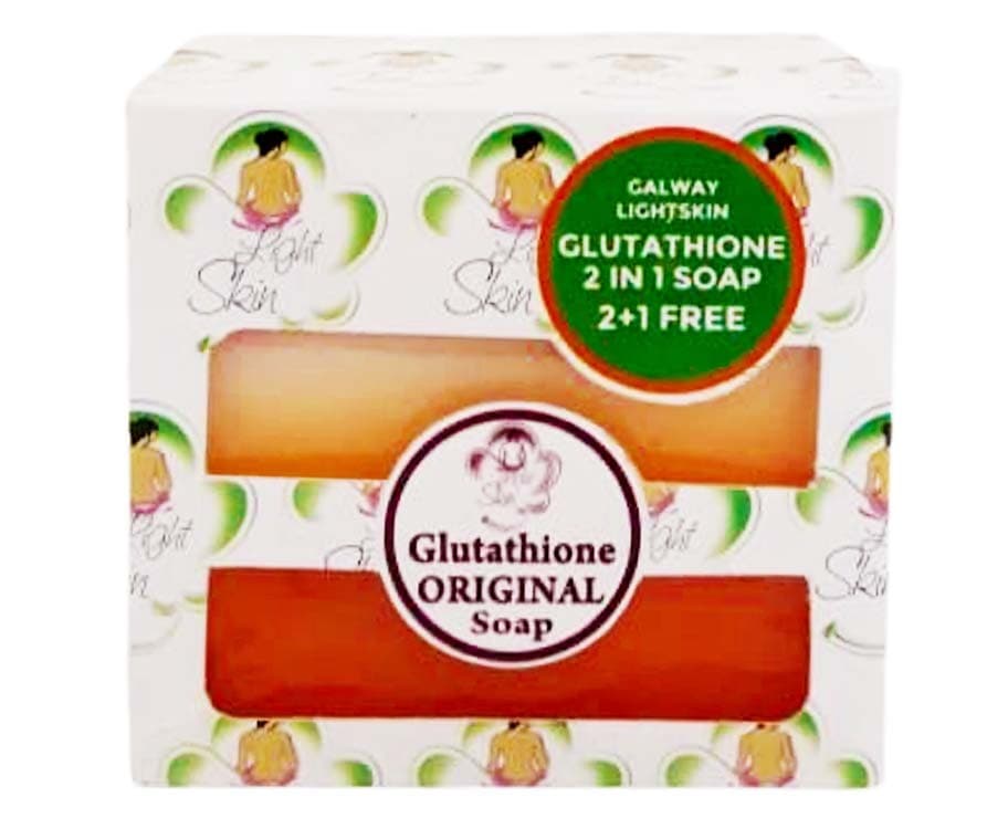Light Skin Glutathione Original Soap (2+1 Pack x 140g)