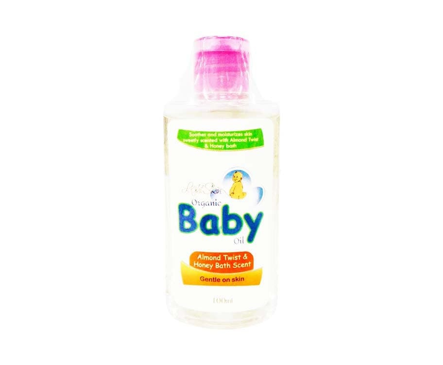 Light Skin Organic Baby Oil Almond Twist & Honey Bath Scent 100mL