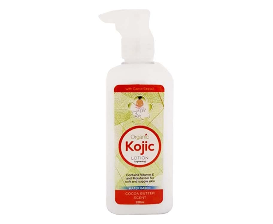 Light Skin Organic Kojic Lotion Cocoa Butter Scent 250mL