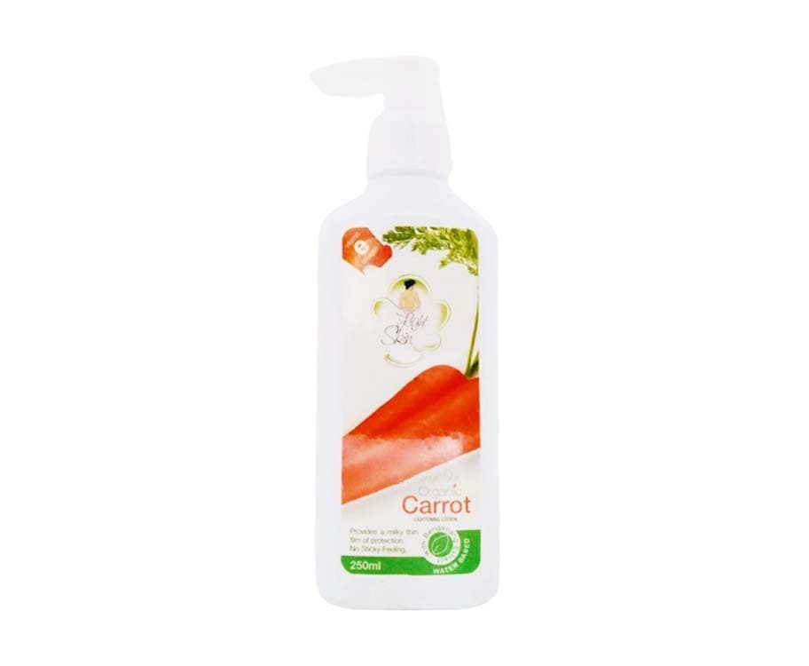 Light Skin Organic Carrot Lightening Lotion with Bengkaong Extract Water Based 250mL