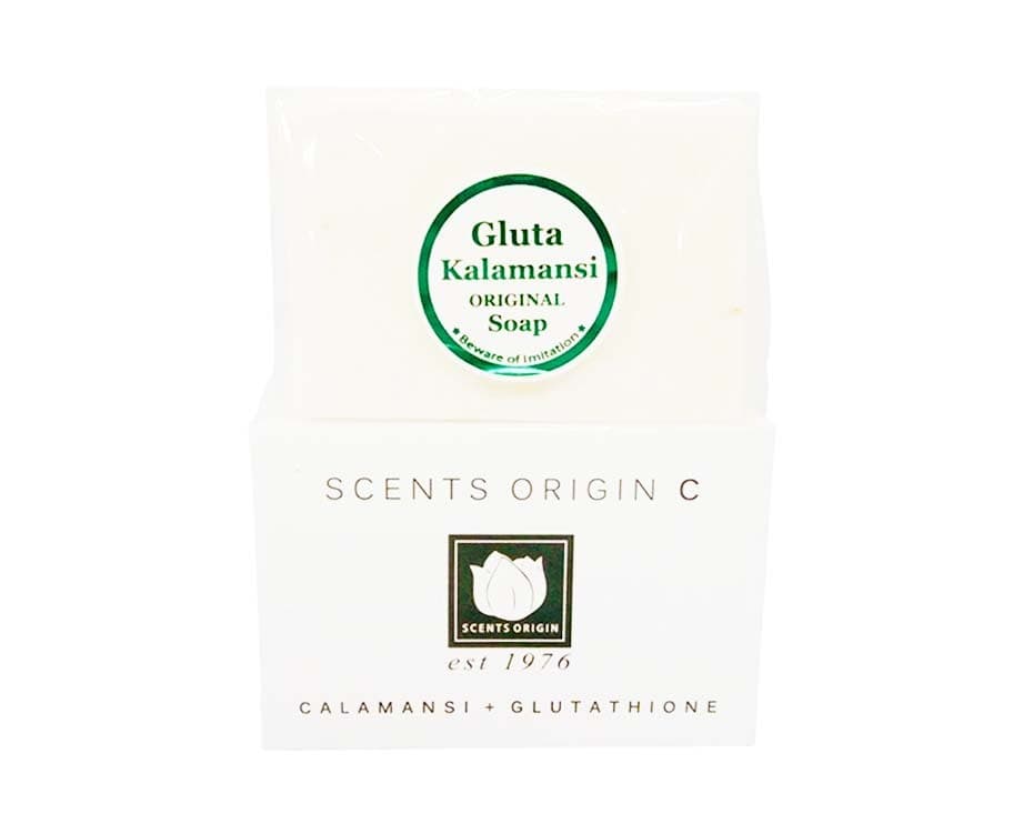 Scents Origin C Calamansi + Glutathione Gluta Kalamansi Original Soap (2 Packs x 135g)