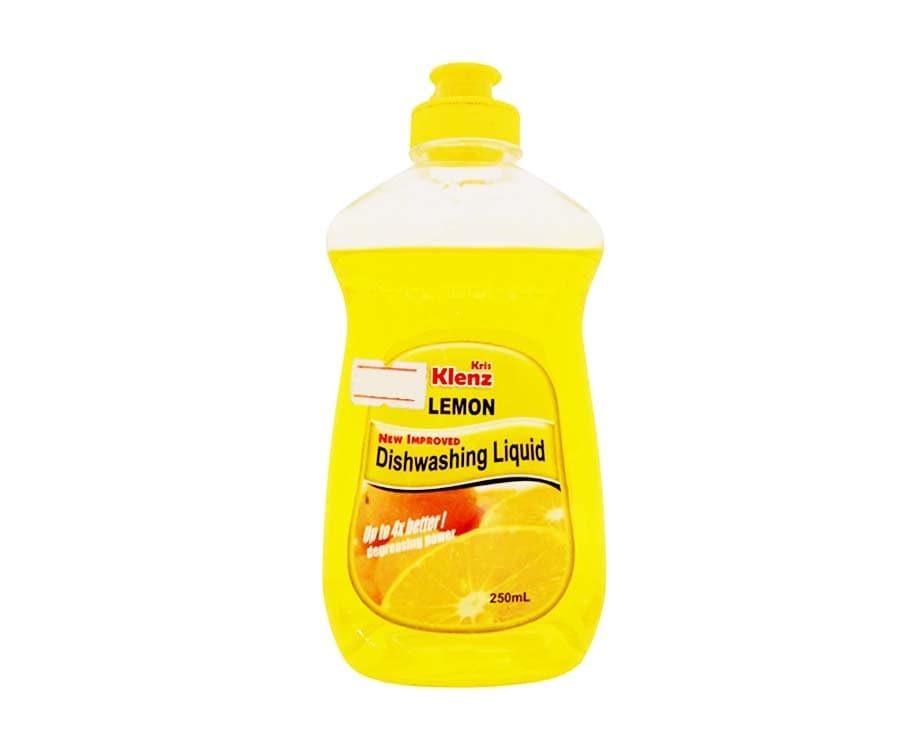 Kris Klenz Lemon Dishwashing Liquid 250mL