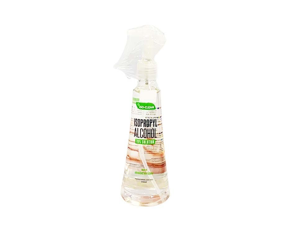 Monsi Iso-Clean Isopropyl Alcohol 70% Solution with Moisturizer 330mL