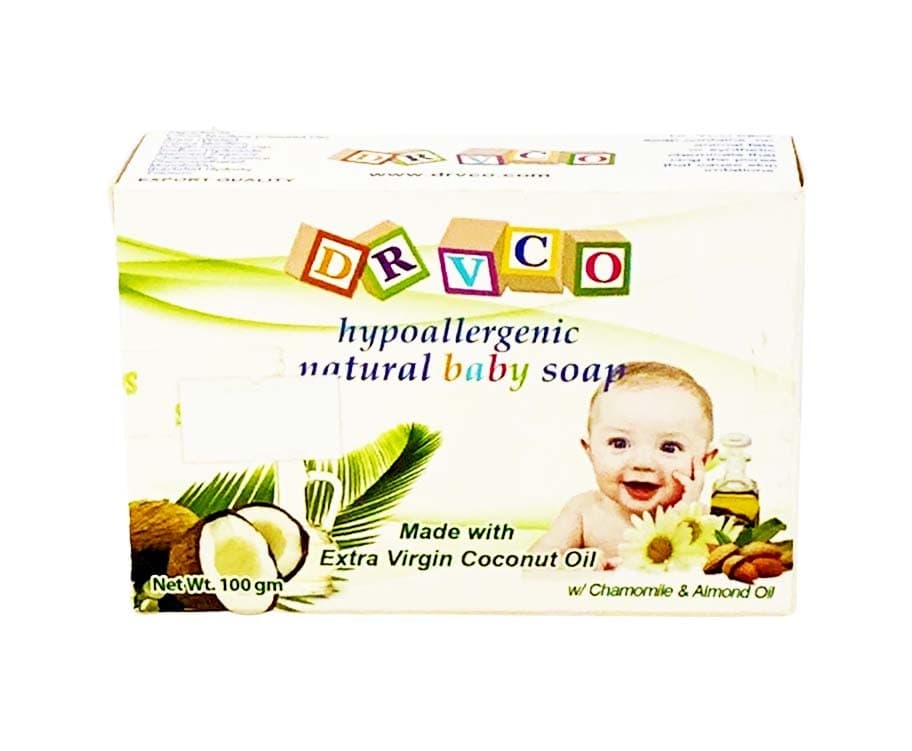 Dr. VCO Hypoallergenic Natural Baby Soap with Chamomile & Almond Oil 100g