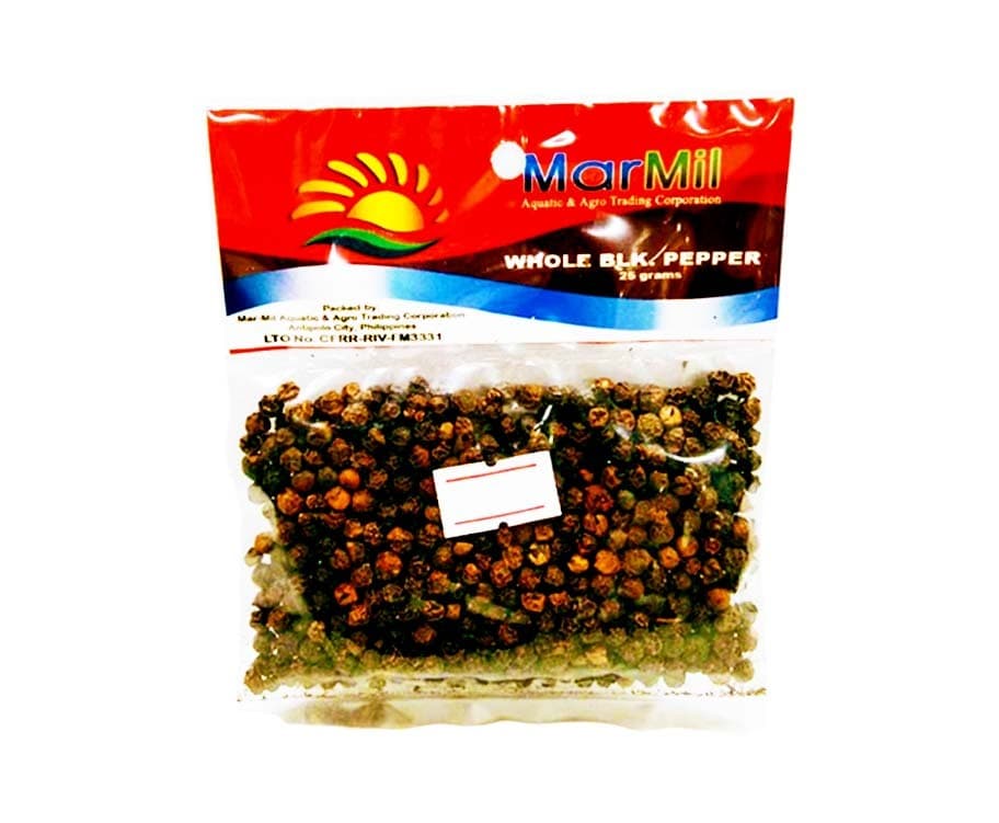 MarMil Whole Black Pepper 25g