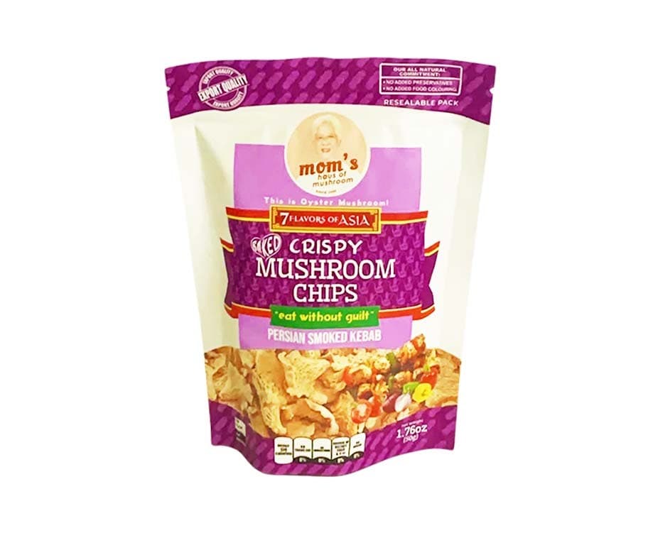 Mom’s Crispy Mushroom Chips Persian Smoked Kebab 1.76oz (50g)