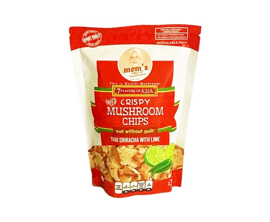 Mom’s Crispy Mushroom Chips Thai Sriracha with Lime 1.76oz (50g)