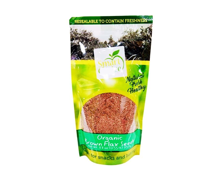 Smart Choice Organic Brown Flax Seeds 250g