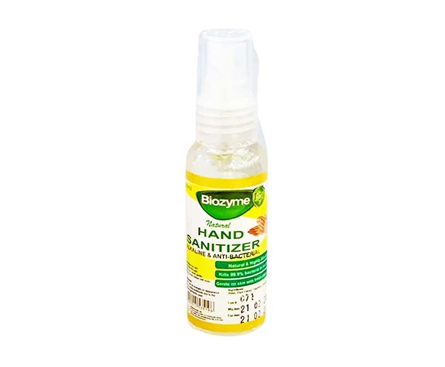 Biozyme Natural Hand Sanitizer Alkaline & Antibacterial 50mL