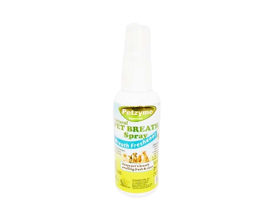 Petzyme Peppermint Natural Pet Breath Spray Breath Freshener 50mL