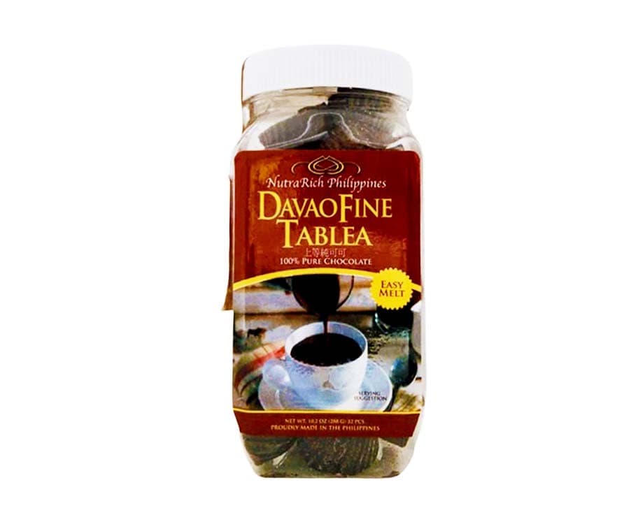 NutraRich Philippines Davao Fine Tablea Easy Melt 32 Pieces (288g)
