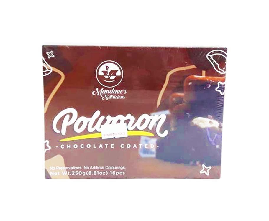 Mandaue's Nutricious Polvoron Chocolate Coated 16 Pieces 250g