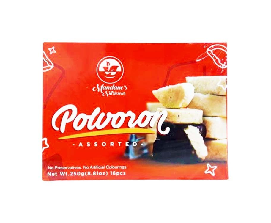 Mandaue's Nutricious Polvoron Assorted 16 Pieces 250g