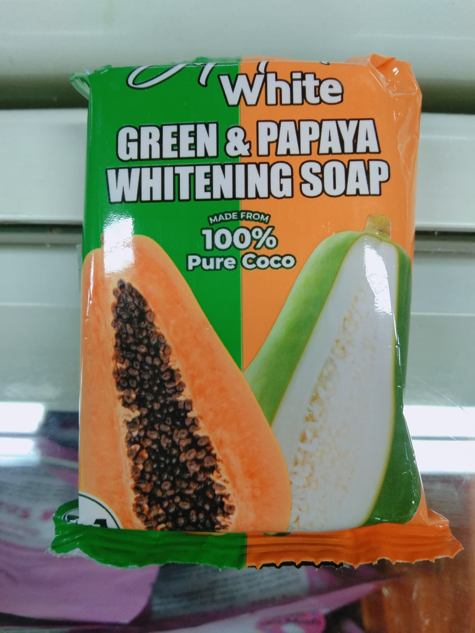 Symply White Green & Papaya Whitening Soap 60g