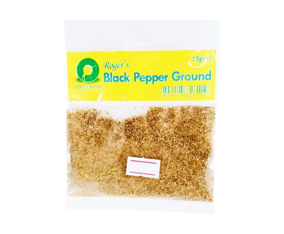 Roger's Black Pepper Ground 15g