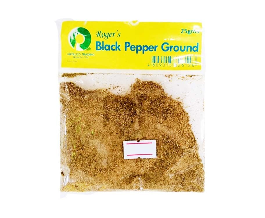 Roger's Black Pepper Ground 25g