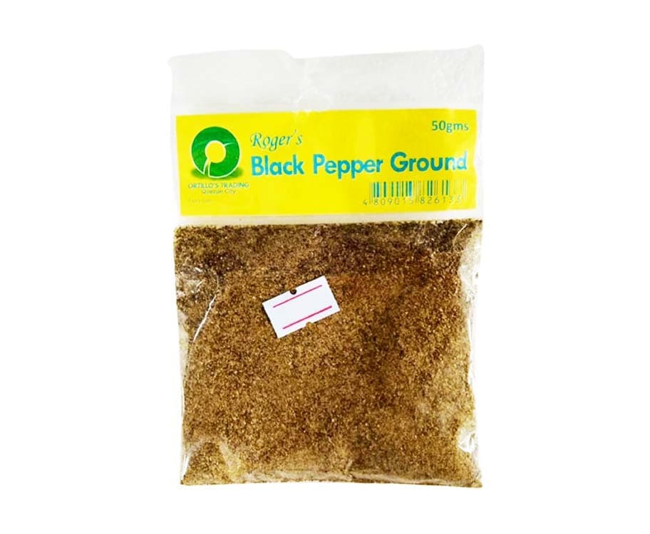 Roger's Black Pepper Ground 50g
