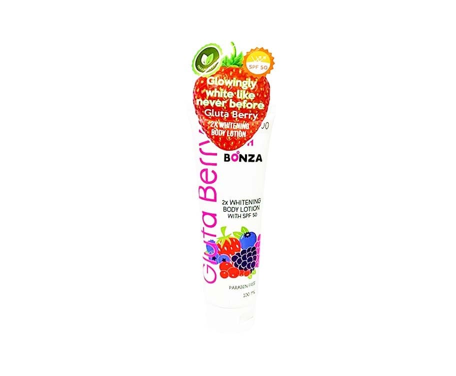 Korie Gluta Berry Bonza 2x Whitening Body Lotion with SPF50 100mL