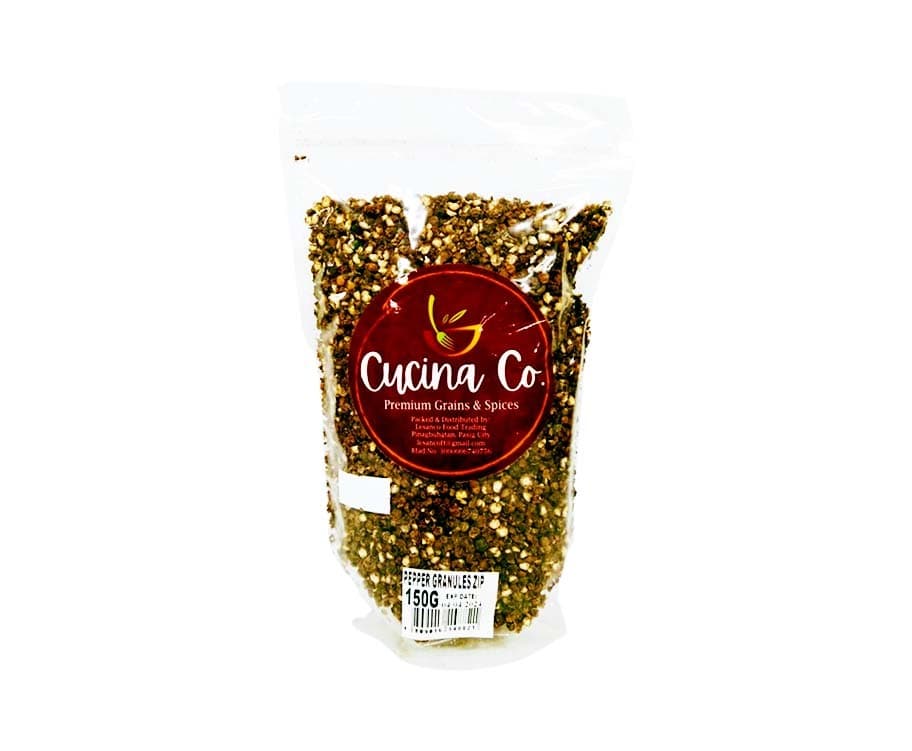 Cucina Co. Premium Grains & Spices Black Pepper Granules Ziplock 150g