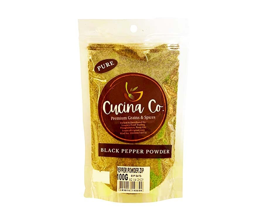 Cucina Co. Premium Grains & Spices Pure Black Pepper Powder 100g