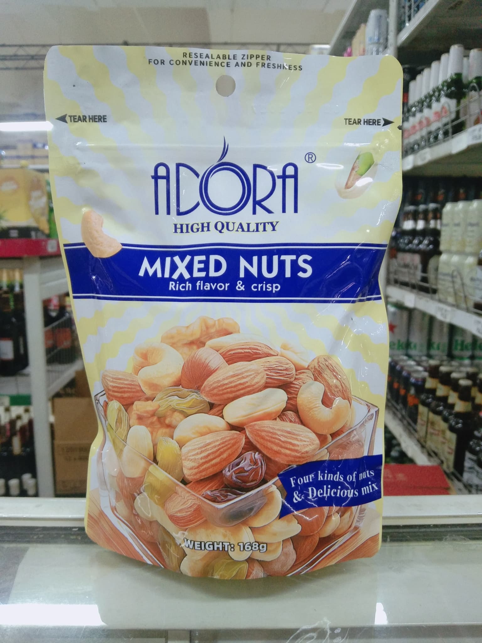Adora Mixed Nuts Rich Flavor & Crisp 168g