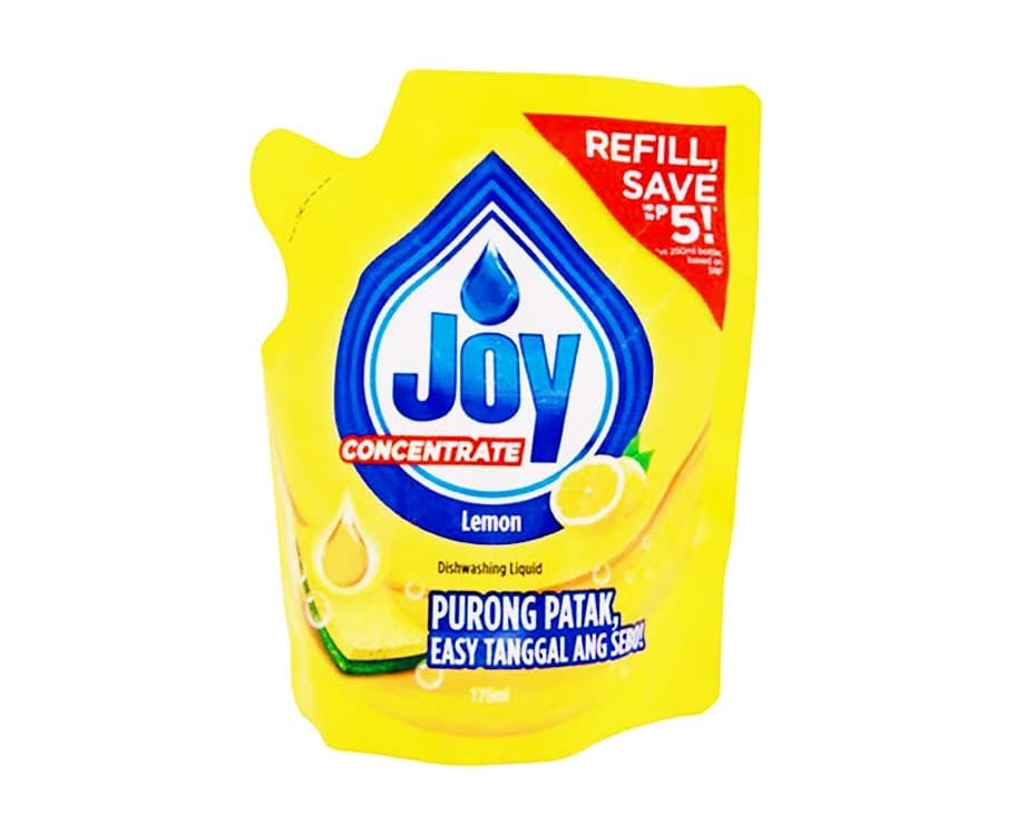 Joy Concentrate Dishwashing Liquid Lemon Refill 175mL