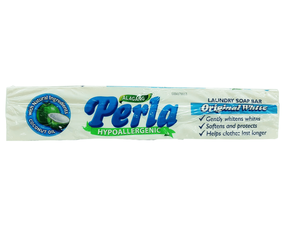 Perla Hypoallergenic Original White Laundry Soap Bar (4 Bars x 95g)
