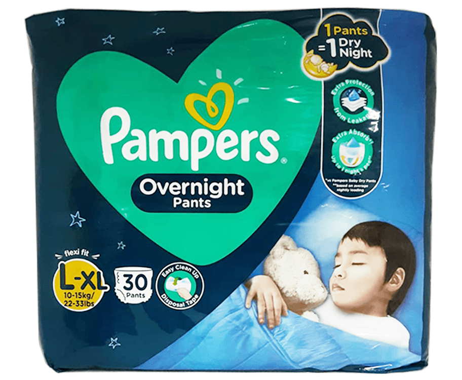 Pampers Overnight Pants L-XL 10-15kg 30 Pants