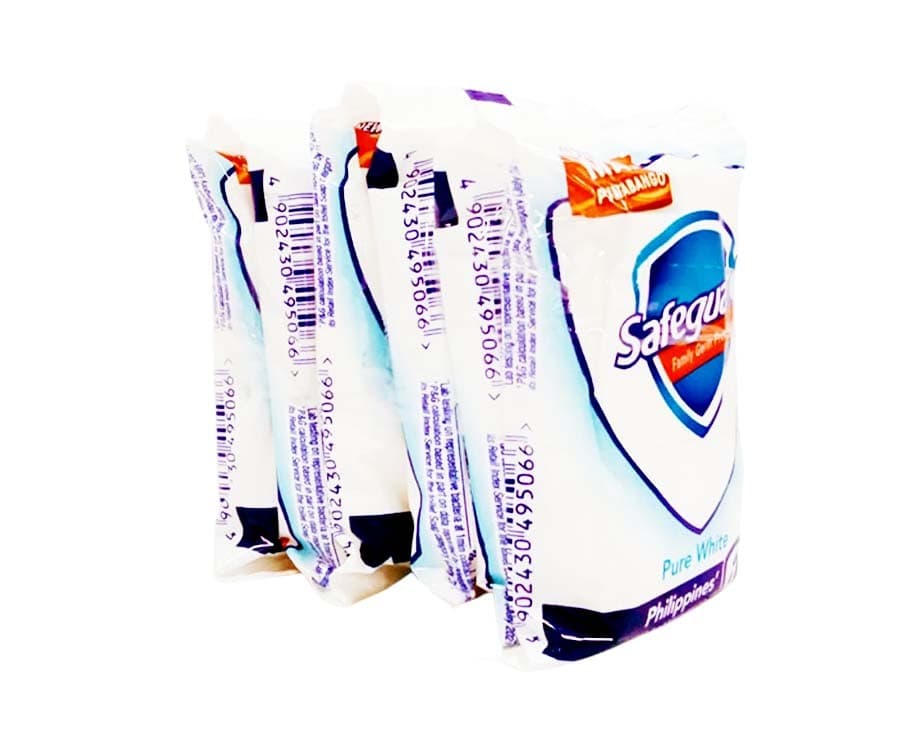 Safeguard Family Germ Protection Pure White (6 Packs x 25g)