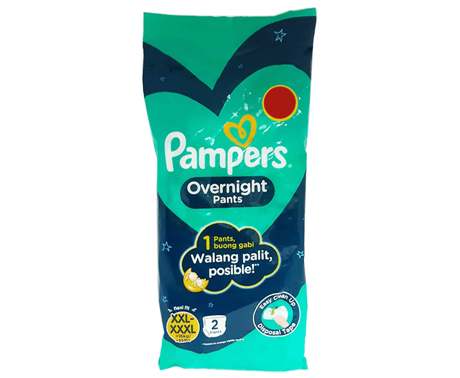 Pampers Overnight Pants XXL-XXXL >16kg 2 Pants