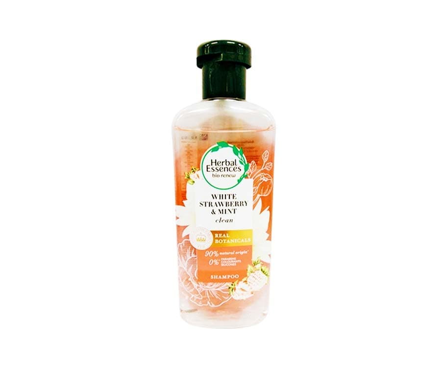 Herbal Essences White Strawberry & Mint Clean Real Botanicals Shampoo 240mL