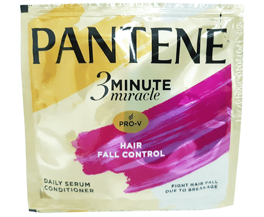Pantene 3-Minute Hair Fall Control Miracle Daily Serum Conditioner (6 Packs x 9mL)