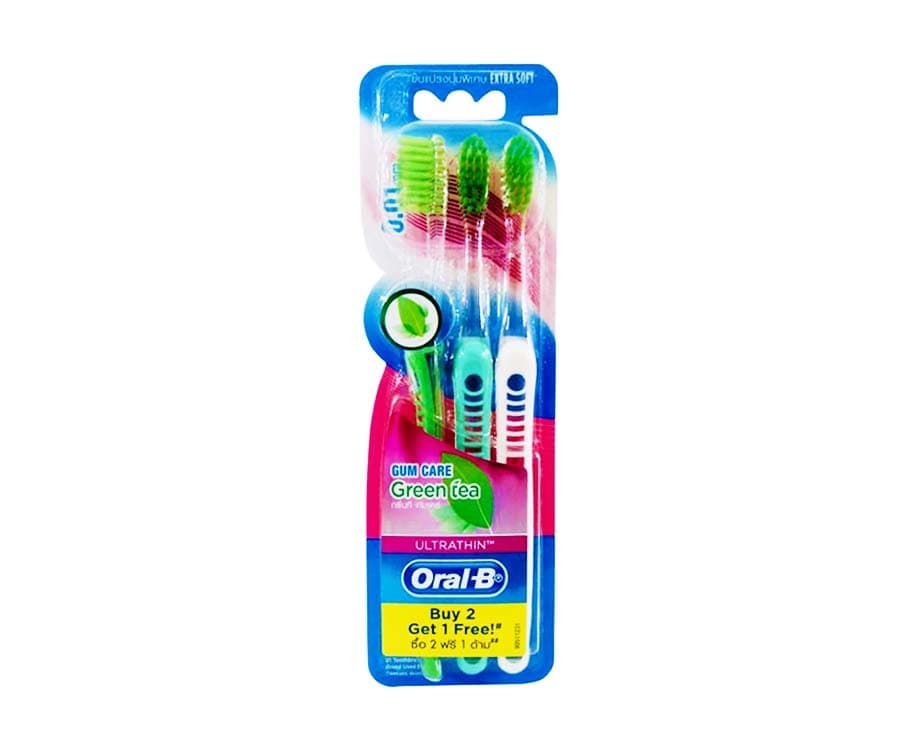 Oral-B Gum Care Green Tea Ultrathin (2+1 Pieces)